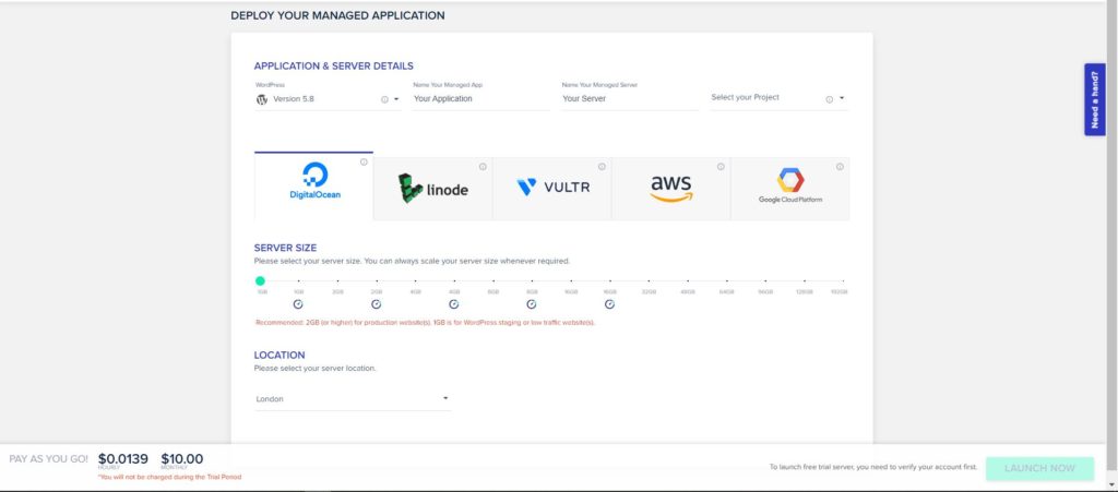 Cloudways hosting servers