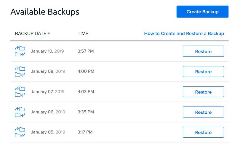 Dreamhost Automated Daily Backups