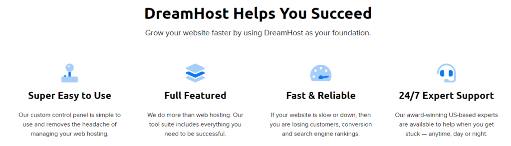 DreamHost Features