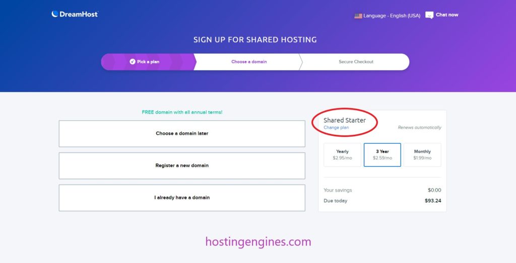 Dreamhost Sign Up