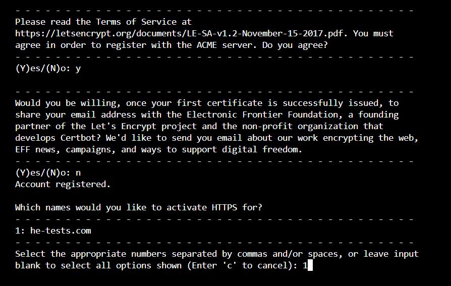 SSL Certificate on Linode