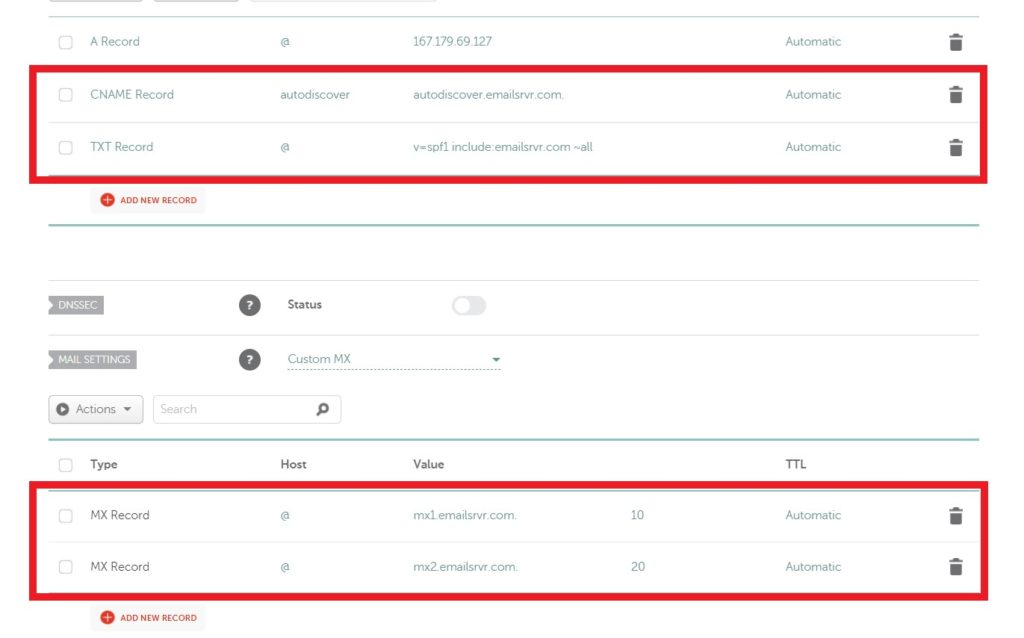 Cloudways Rackspace DNS Records