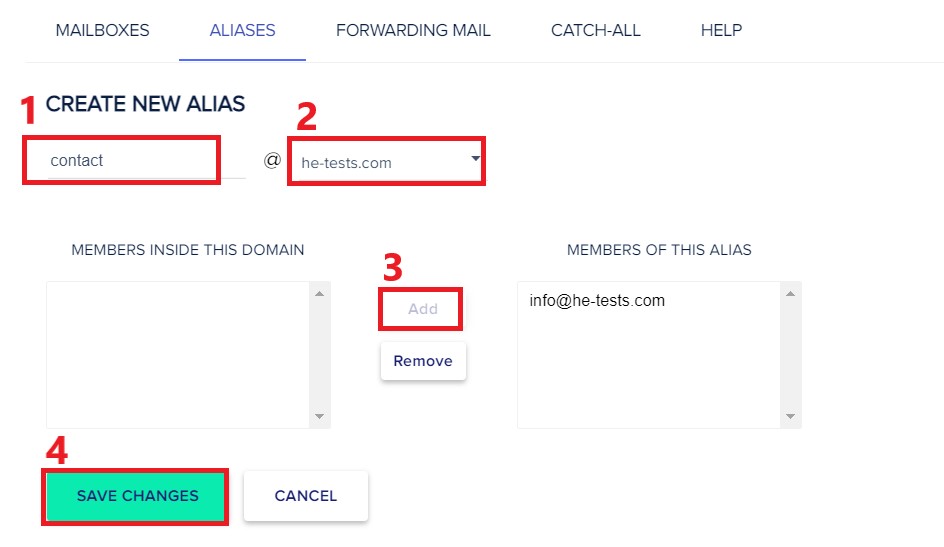 Cloudways Rackspace New Alias