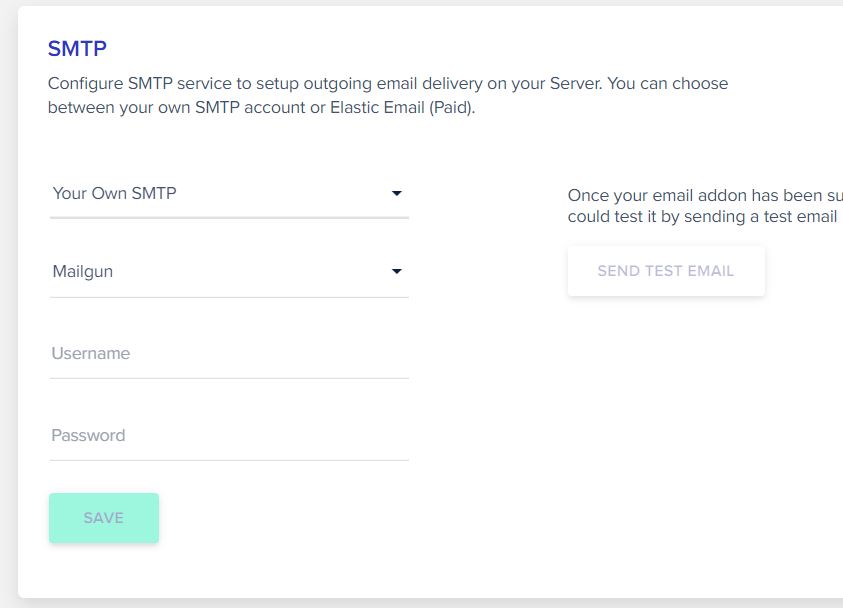 Cloudways Your Own SMTP