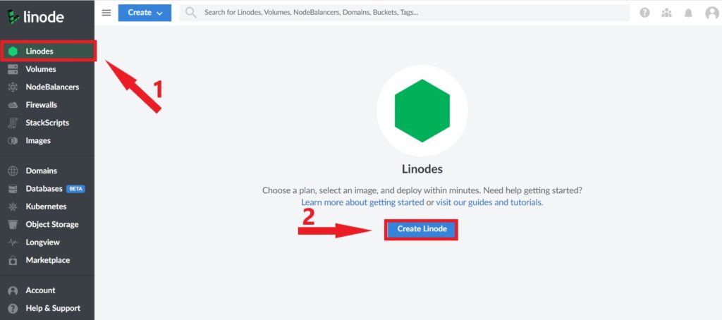 Create Server On Linode