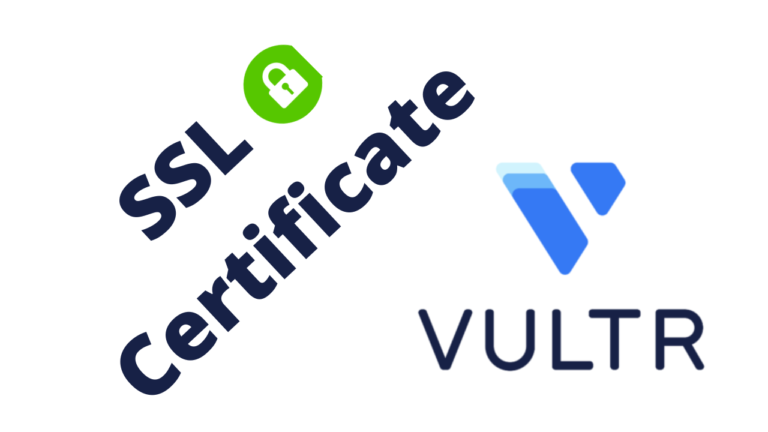 Vultr SSL Certificate