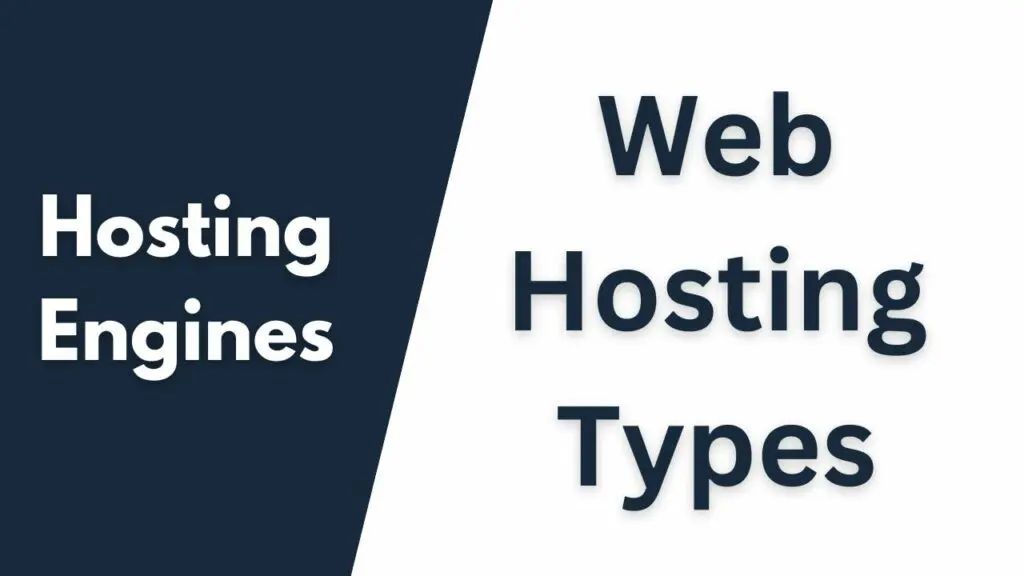 Web Hosting Types