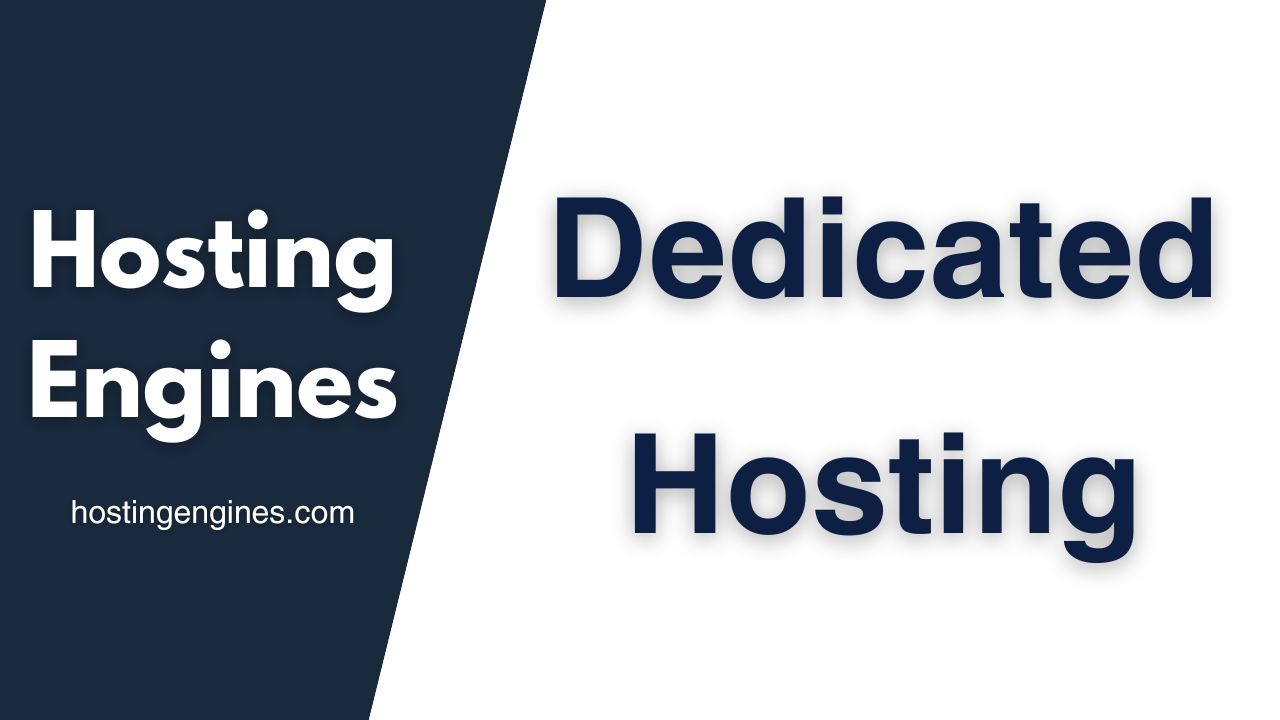 What is Dedicated Hosting?