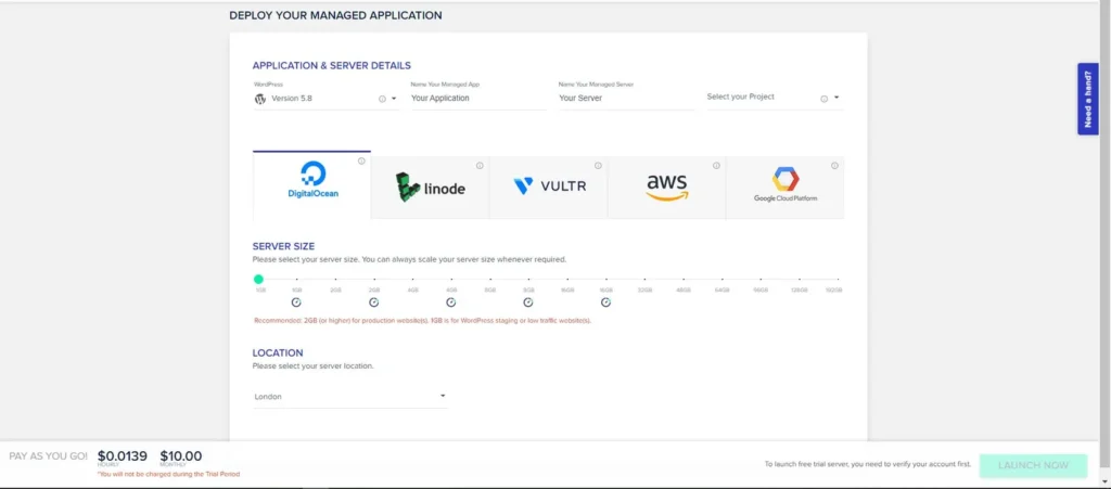 Cloudways hosting servers