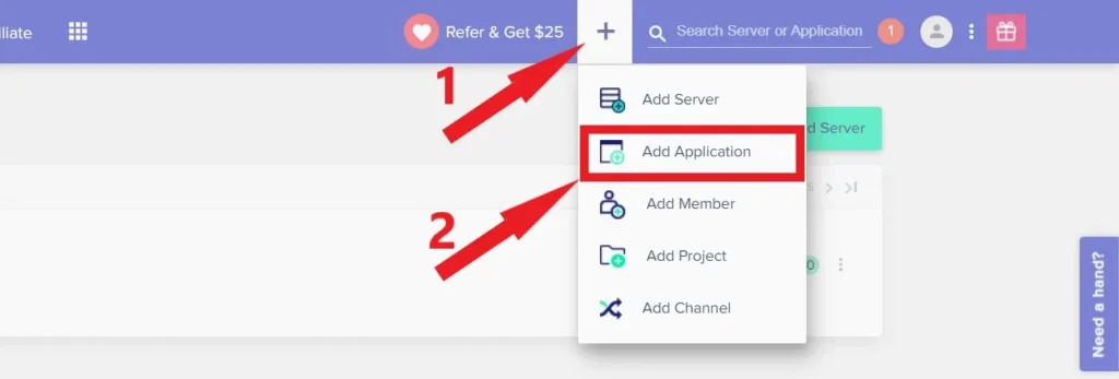 Cloudways Add Application