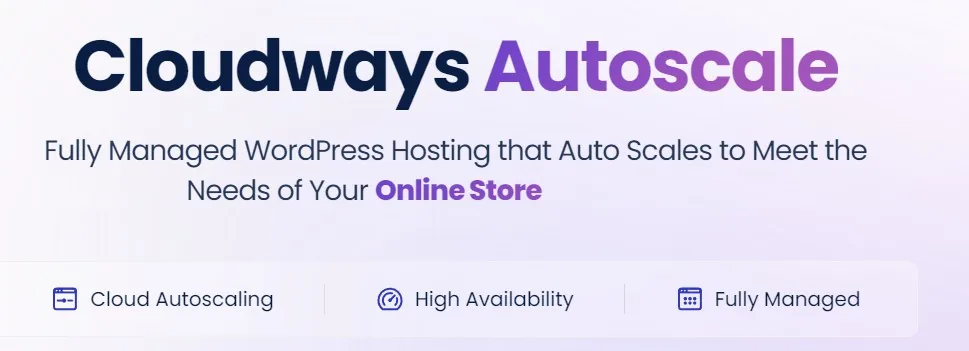 Cloudways Autoscale Hosting Solution