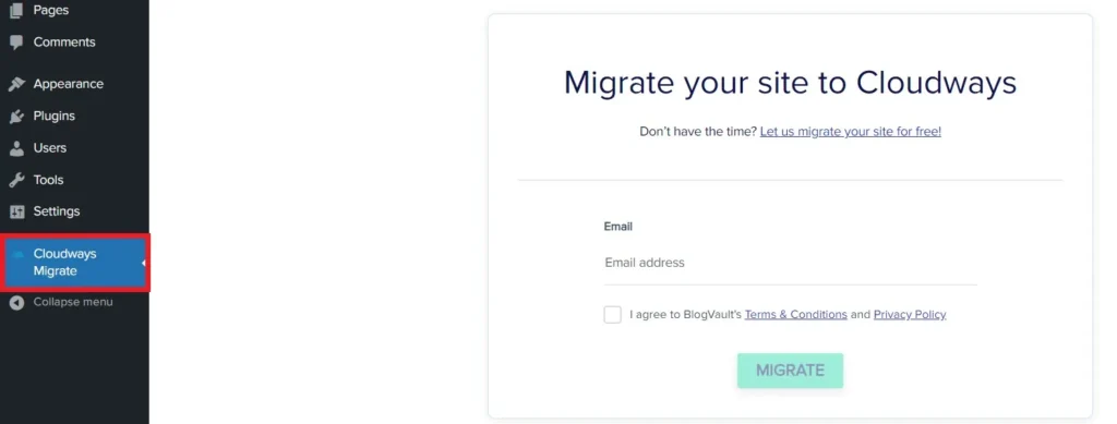 Cloudways WordPress Migrator