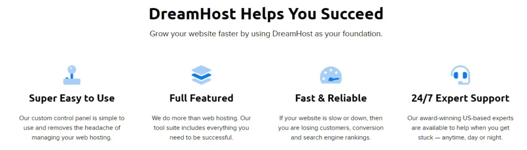 DreamHost Features
