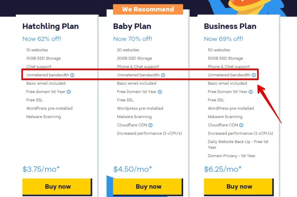 HostGator Unmetered Bandwidth