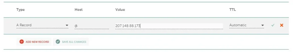 NameCheap Add A Record