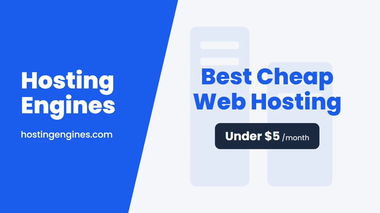 Best cheap web hosting under $5 a month