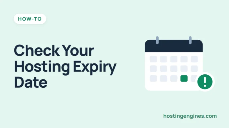 How To Check Web Hosting Expiry Date?