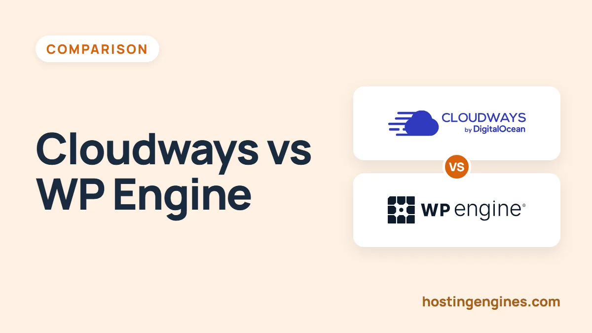 Cloudways vs WP Engine Web Hosting Comparison 2026