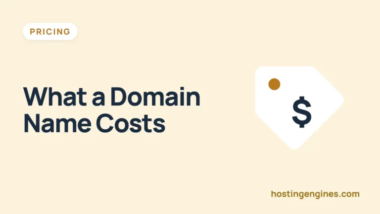 How Much Does a Domain Name Cost?