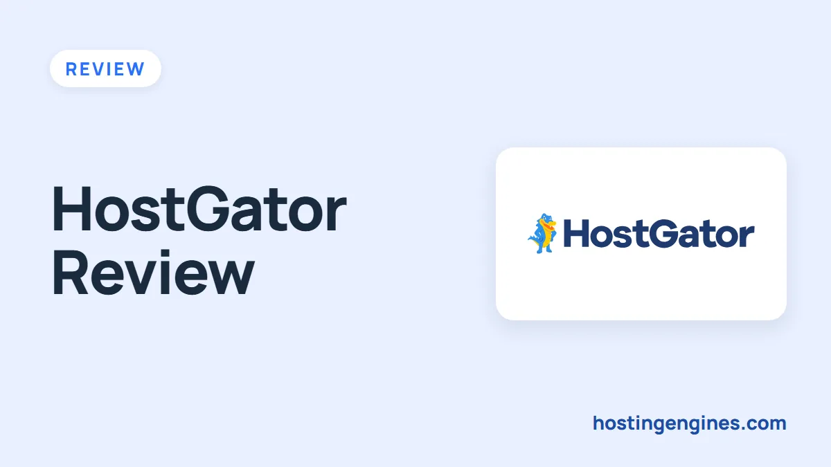 HostGator Web Hosting Review 2026