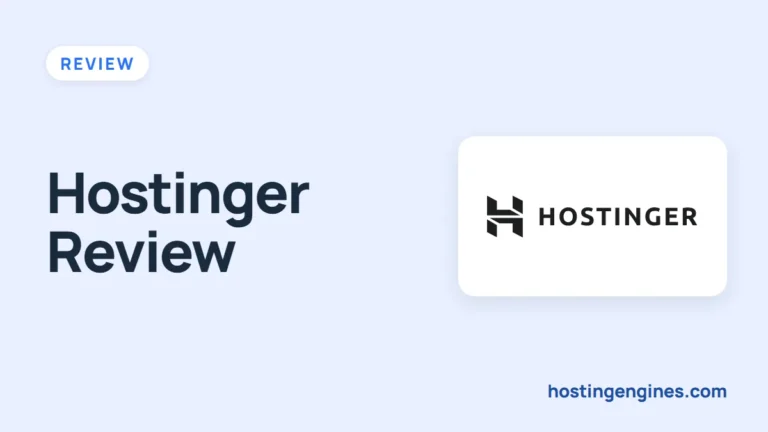 Hostinger Web Hosting Review 2026
