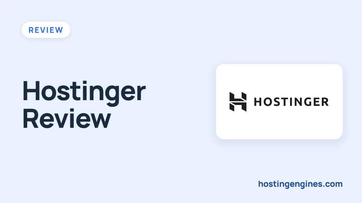 Hostinger Web Hosting Review 2026