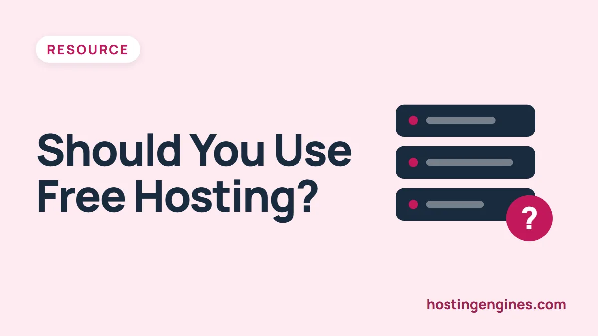 Should You Use Free Web Hosting?