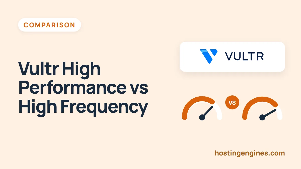 Vultr High Performance vs. High Frequency Plans Benchmark
